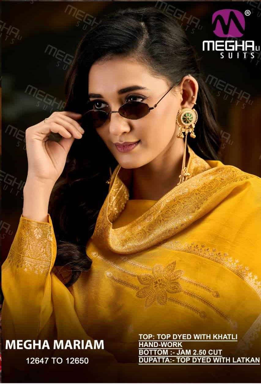 Meghali Suits Mariam - Pure Silk Fabric Suit Collection