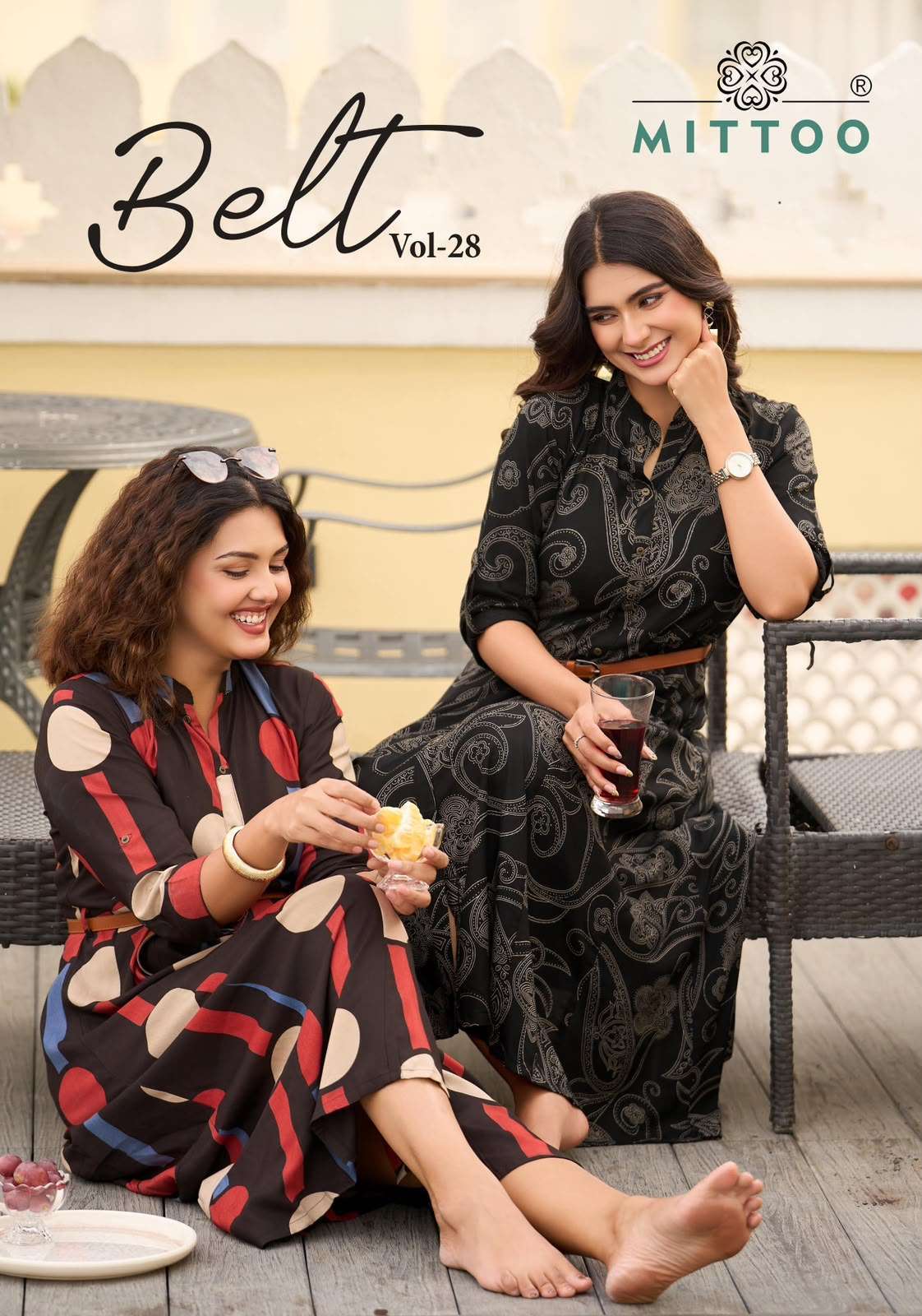 Mittoo Belt Vol 28 Rayon Designer Kurti Catalogue Wholesale Collection