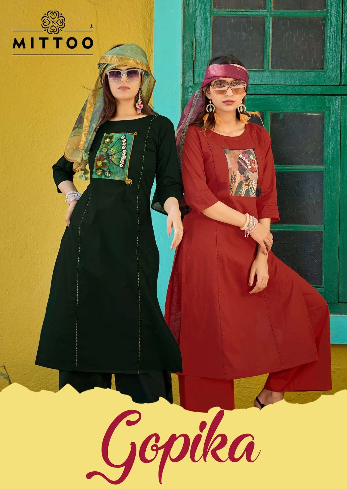 Mittoo Gopika Dhabu Cotton Readymade Suits Wholesale Collection