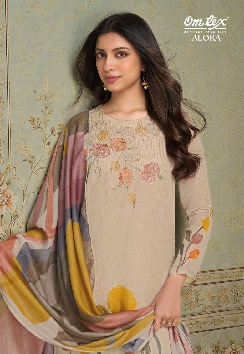 Omtex Alora Organza Salwar Suit Wholesale - 2 Pcs Set - Rate 2295