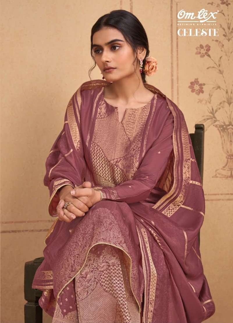 Omtex Celeste Silk Jacquard Wholesale Catalogue