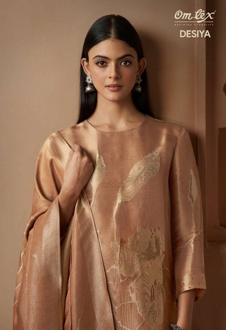 Omtex Desiya Silk Jacquard Suit Wholesale Catalogue