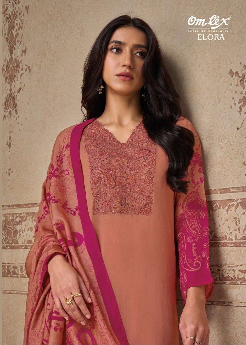 Omtex Elora Organza Catalog - 6 Pcs - Organza Suits