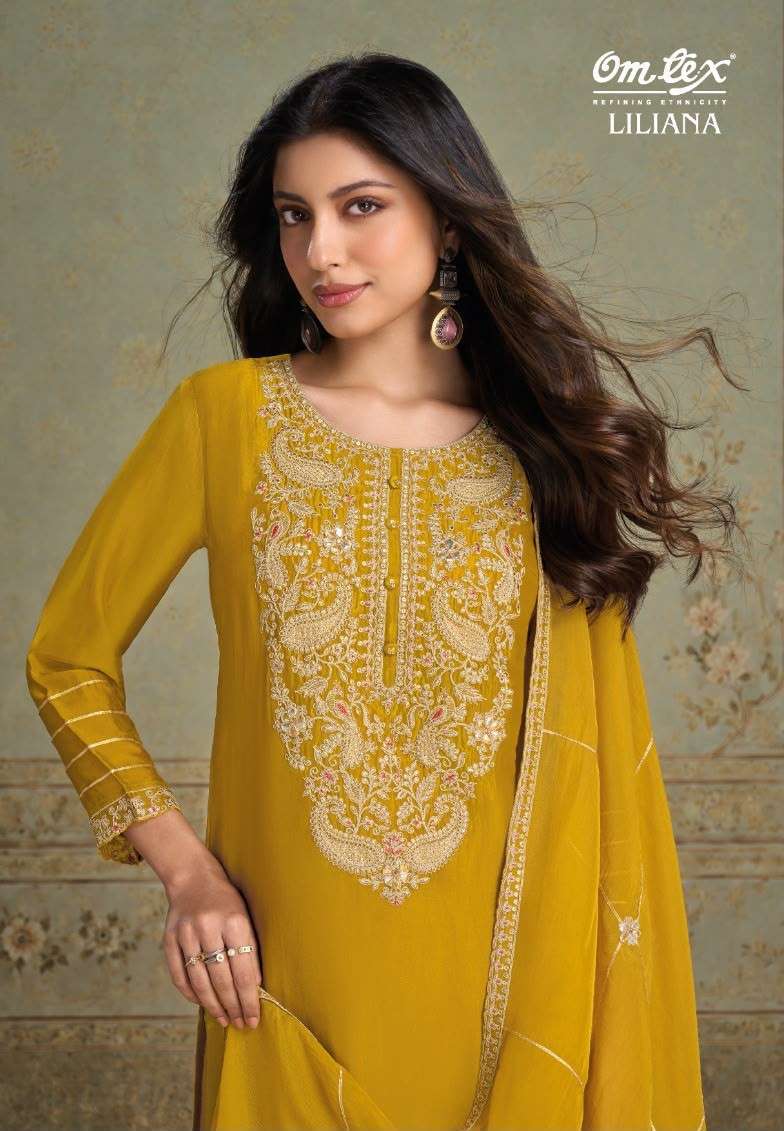 OMTEX LILIANA SILK WITH EMBROIDERED SALWER KAMEEZ BEST RATE DEALER 2026