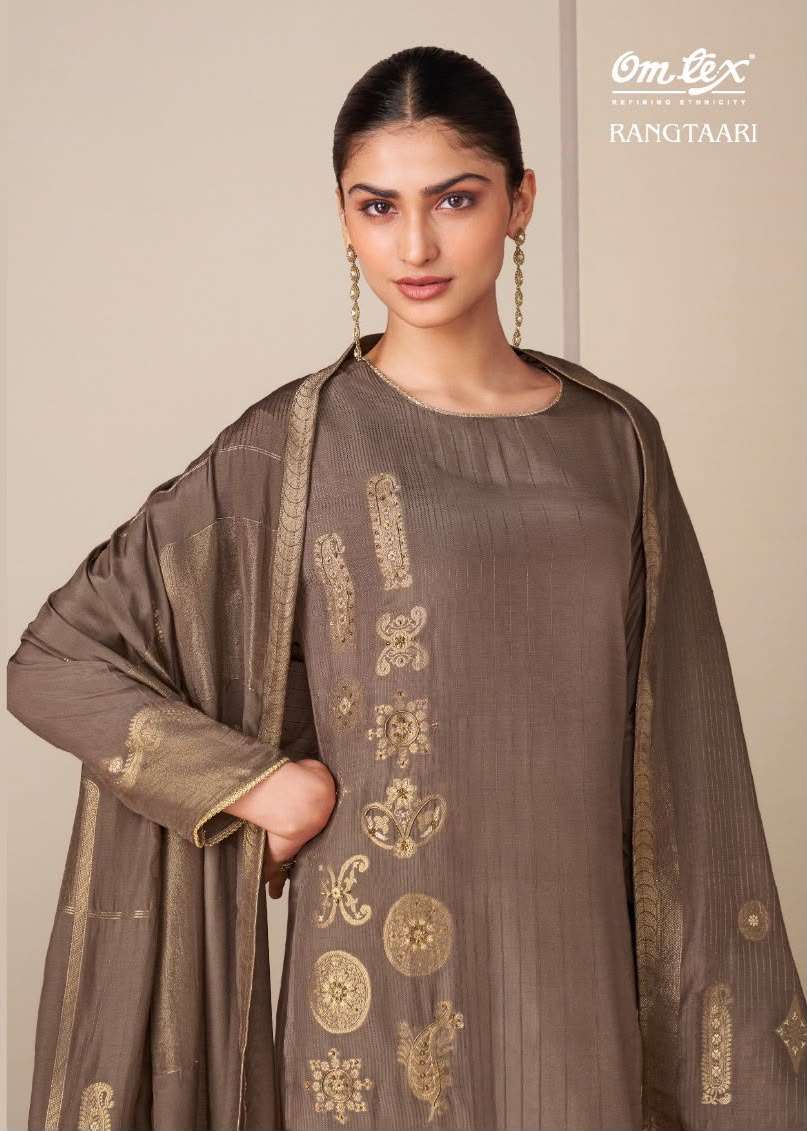 Omtex Rangtaari Muslin Jacquard Collection