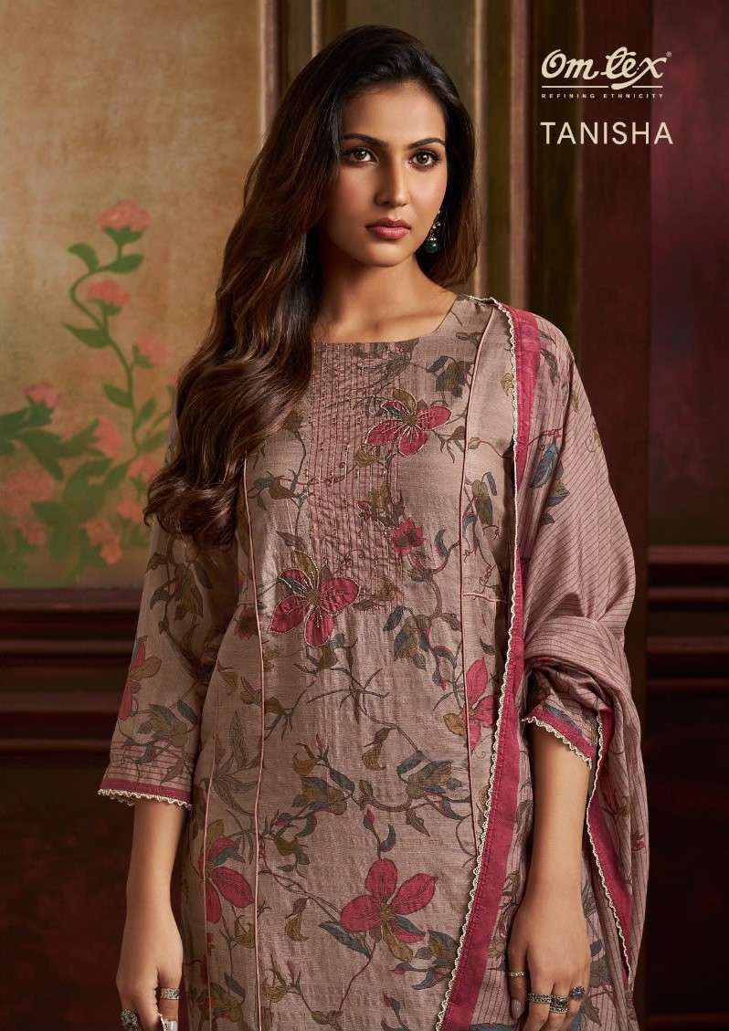 Omtex Tanisha Silk Suit Wholesale Catalogue