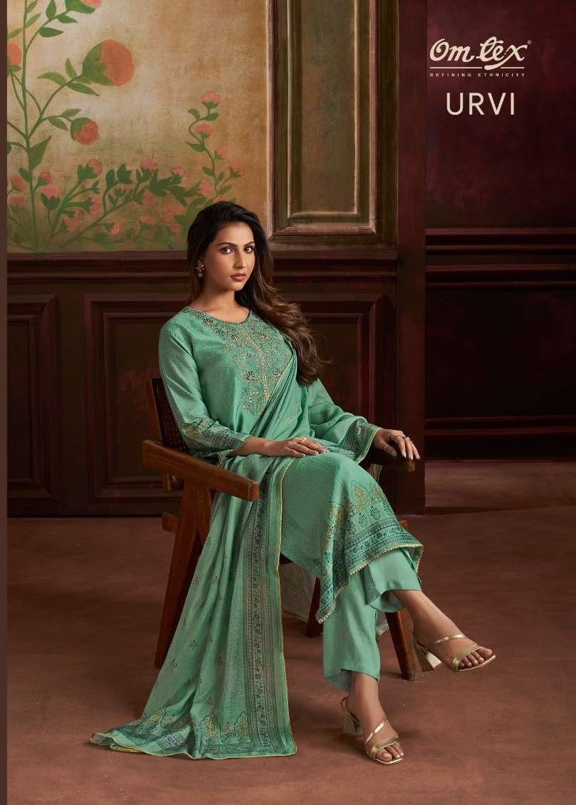 Omtex Urvi Russian Silk Wholesale Catalogue