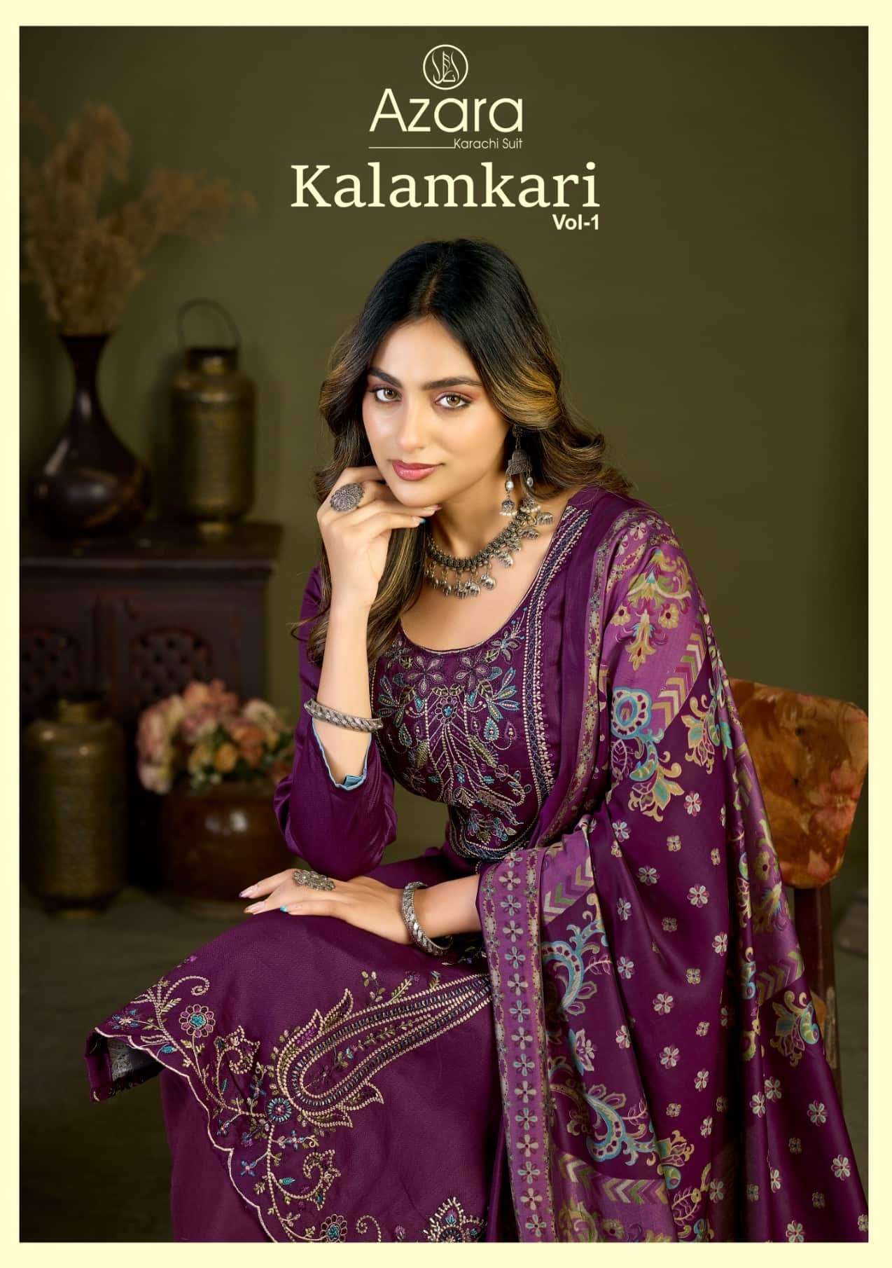 Radhika Azara Kalamkari Vol 1 Pure Jam Cotton Suit Wholesale Catalogue