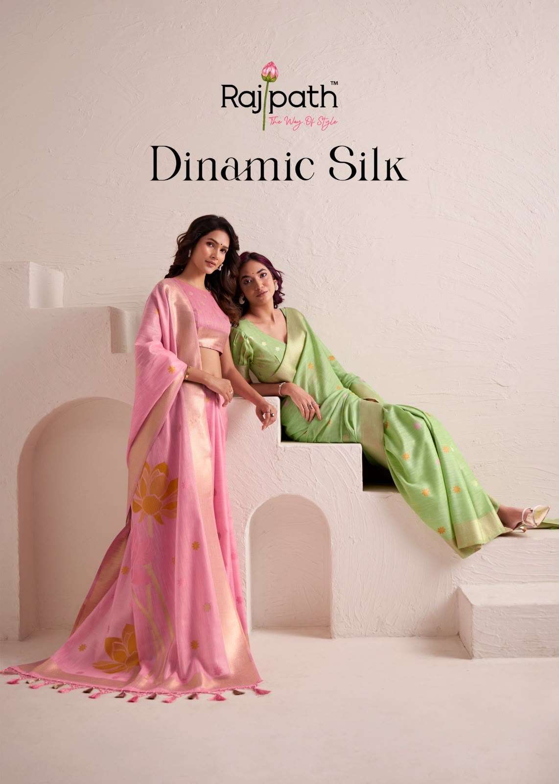 Rajpath Dynamic Silk Saree Wholesale - 6 Pcs Set