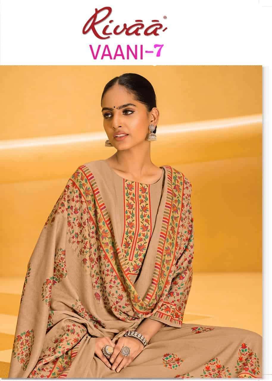 Rivaa Vaani Vol 7 Heavy Pashmina Salwar Suit Collection Wholesale Catalogue Original Maajisa Fashion Surat