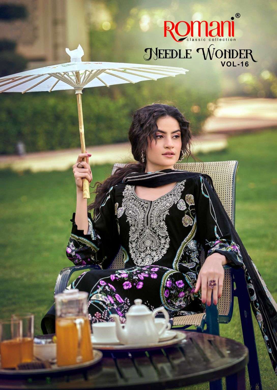 Romani Needle Wonder Vol-16 Soft Cotton Dress Material Wholesale