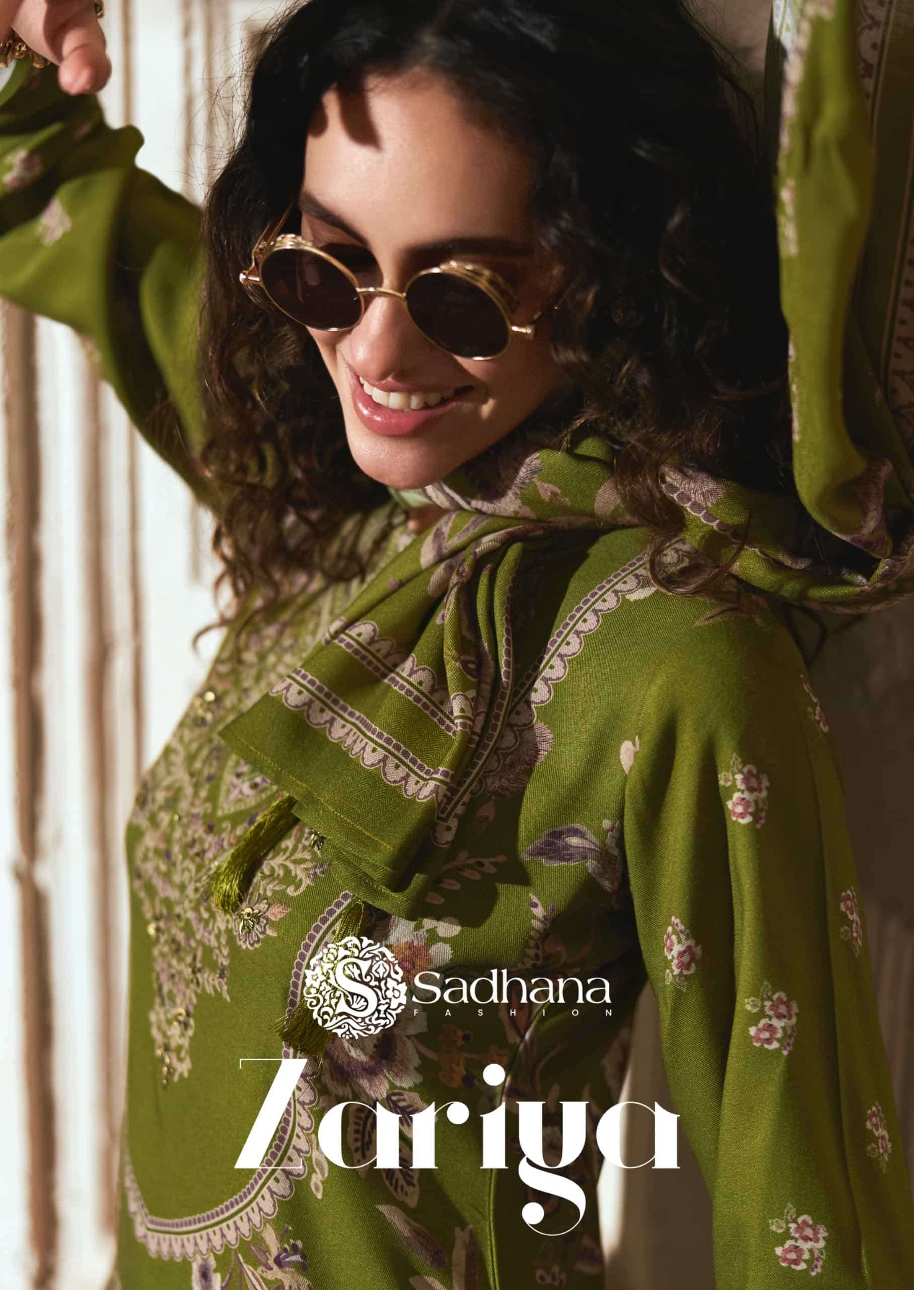 Sadhana Fashion Zariya Winter Collection Pashmina Suit Wholesale Catalogue