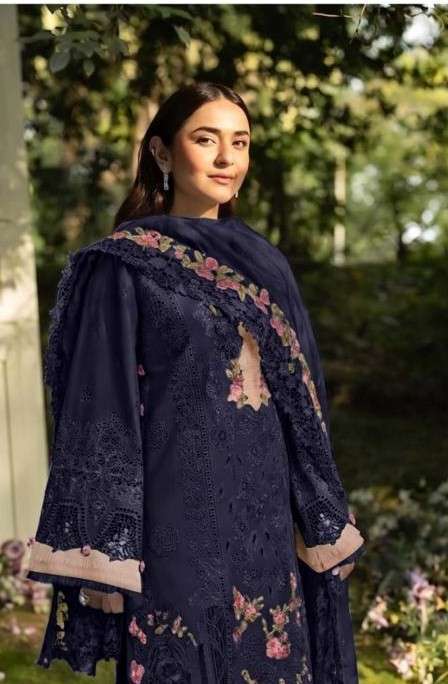 SANIYA TRENDZ 7211 COLORS PAKISTANI SELF EMBROIDERY SUIT WHOLESALER 