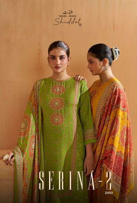 Shiddat Serina Vol-2 - 2002 Premium Muslin Designer Suit Collection