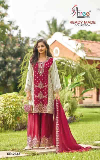 SHREE FAB 2643 SATEEN PREMIUM SILK READYMADE SALWER KAMEEZ BEST RATE DEALER 