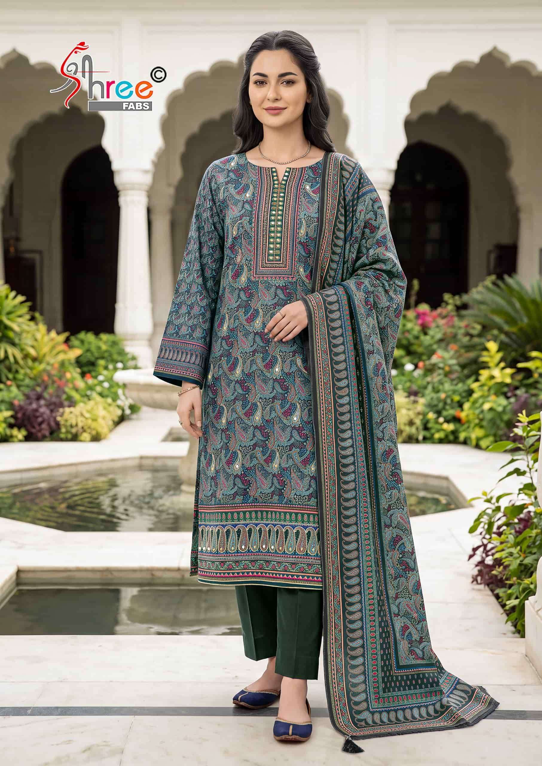 SHREE FAB KT 381 COLORS PAKISTANI MUSLIN SALWER KAMEEZ BEST RATE 2026