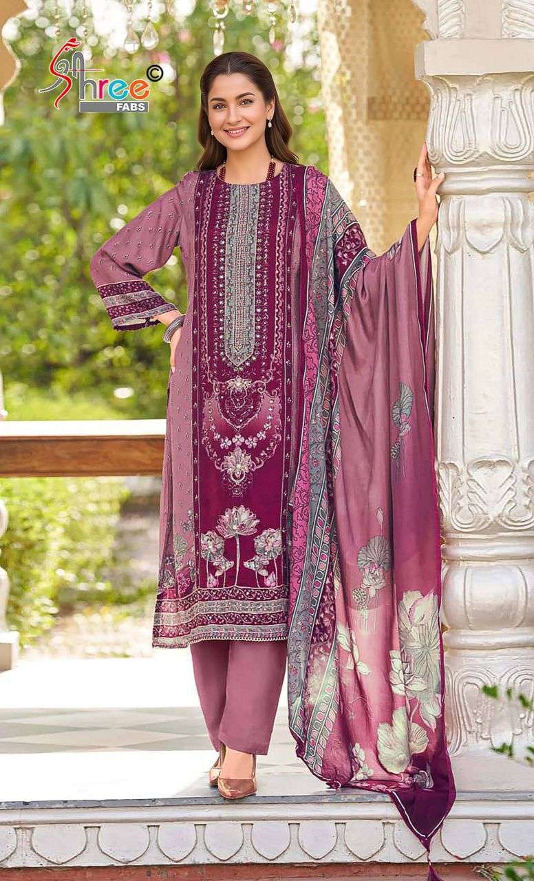 Shree Fabs KT 406 Pure Viscose Muslin Pakistani Salwar Suit Wholesale Collection