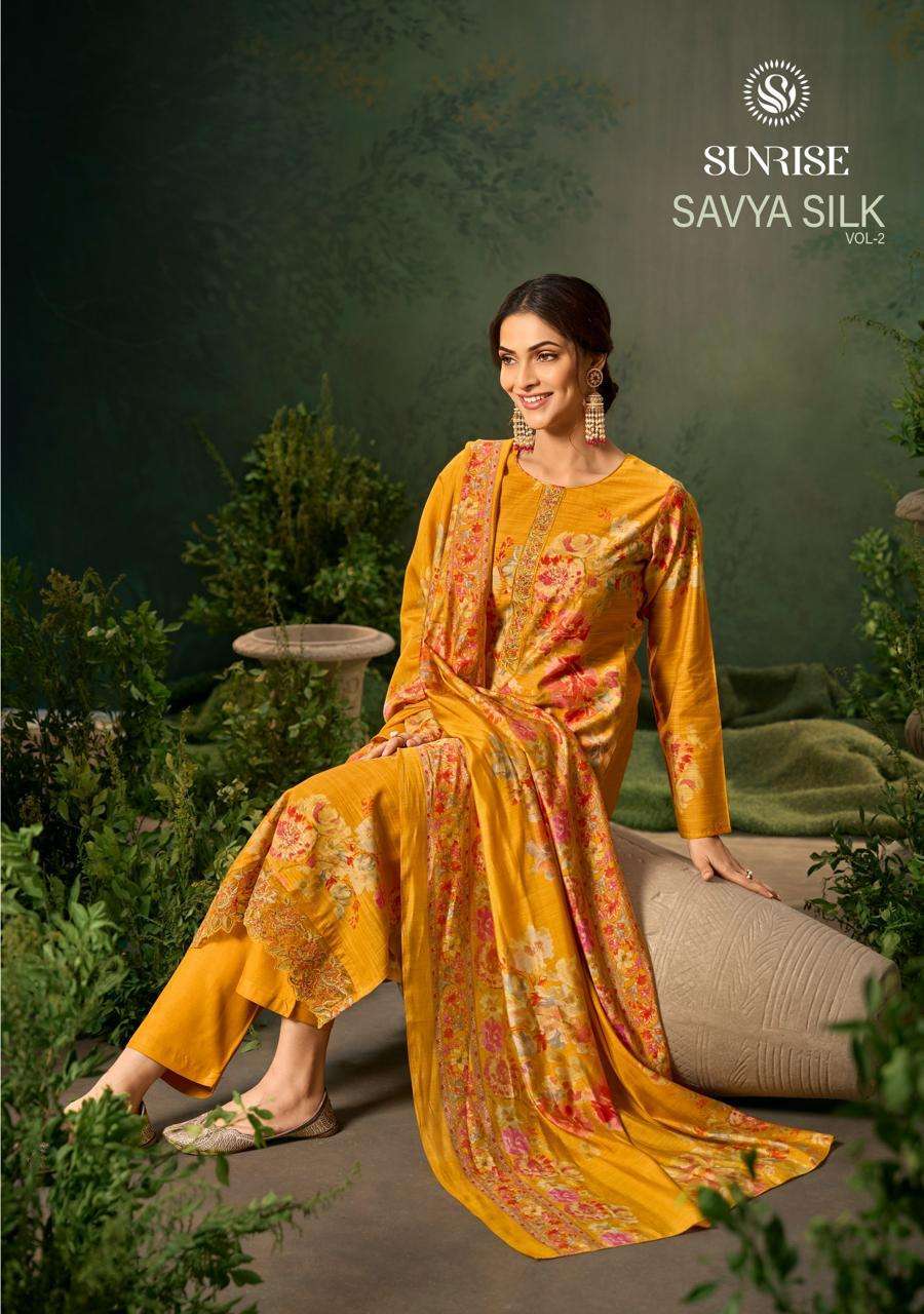 Sunrise Savya Volume 2 Modal Silk Designer Suits