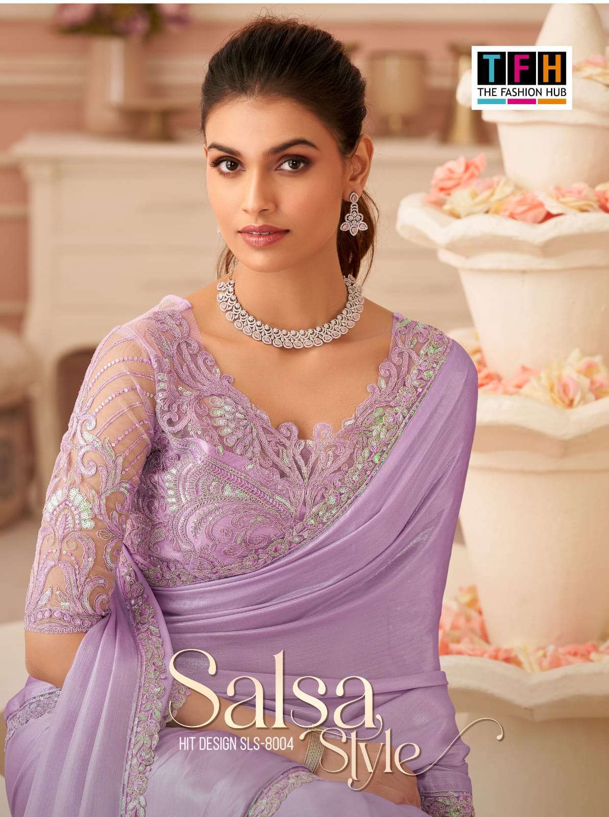 TFH SALSA STYLE HIT DESIGN SLS 8004 COLORS SAREE WHOLESALER BEST RATE DEALER 2026
