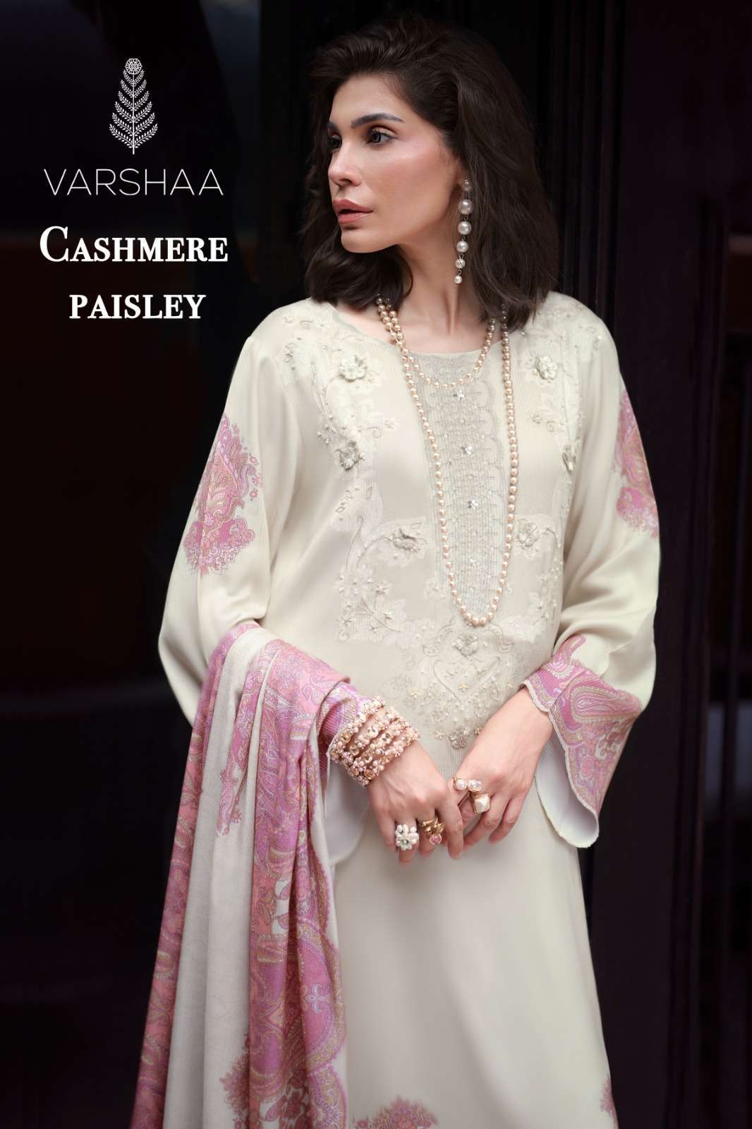 Varsha Cashmere Paisley Winter Suit Wholesale Catalogue