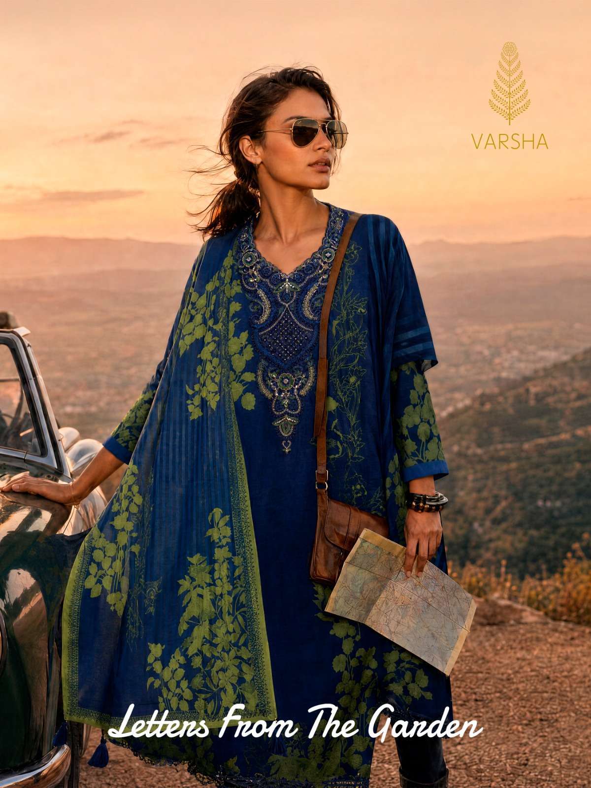 VARSHA FASHION LETTERS FROM THE GARDEN VISCOSE MUSLI SALWER KAMEEZ BEST RATE 2026