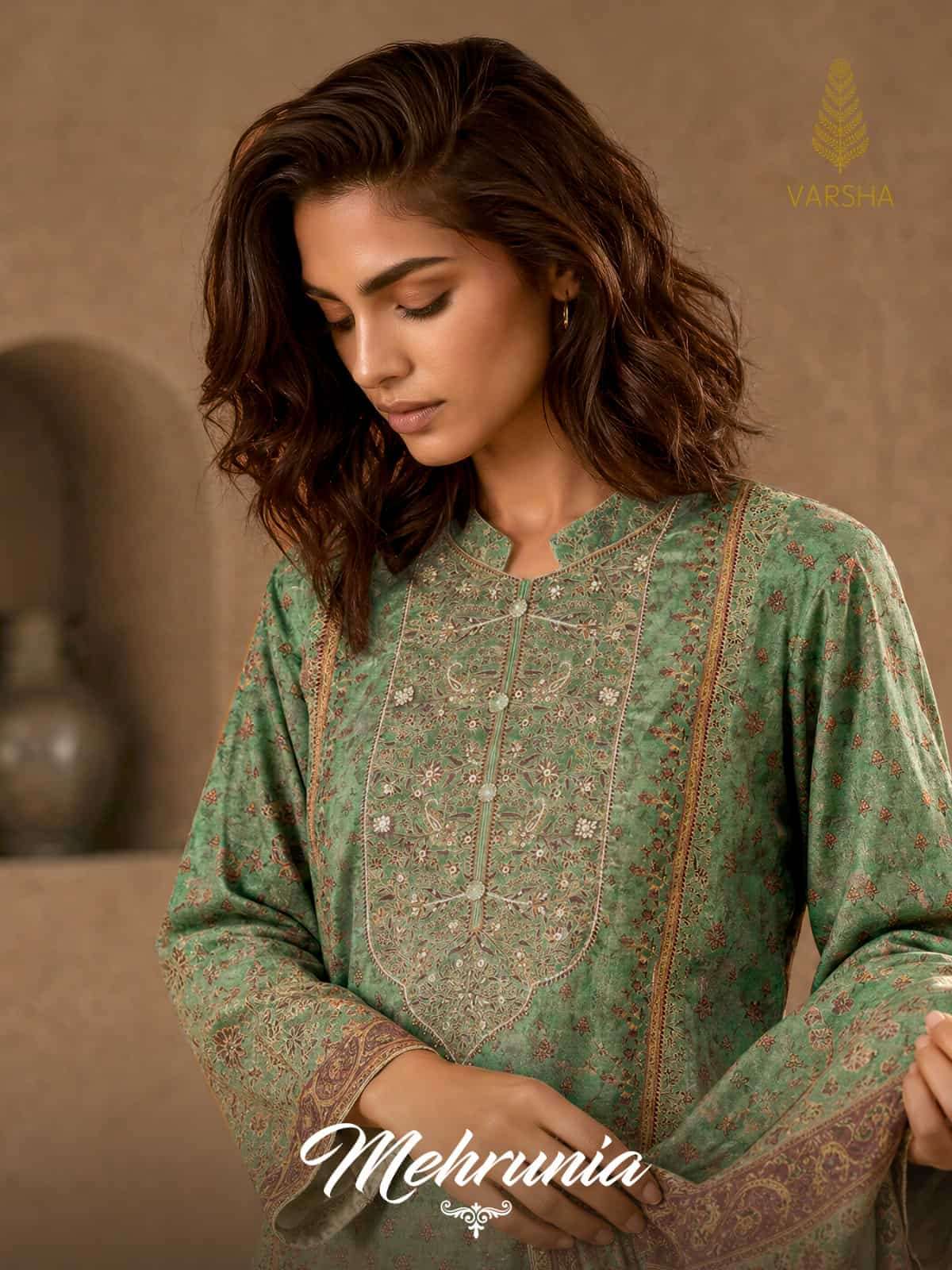 Varsha Mehrunia - Muslin Suit Collection