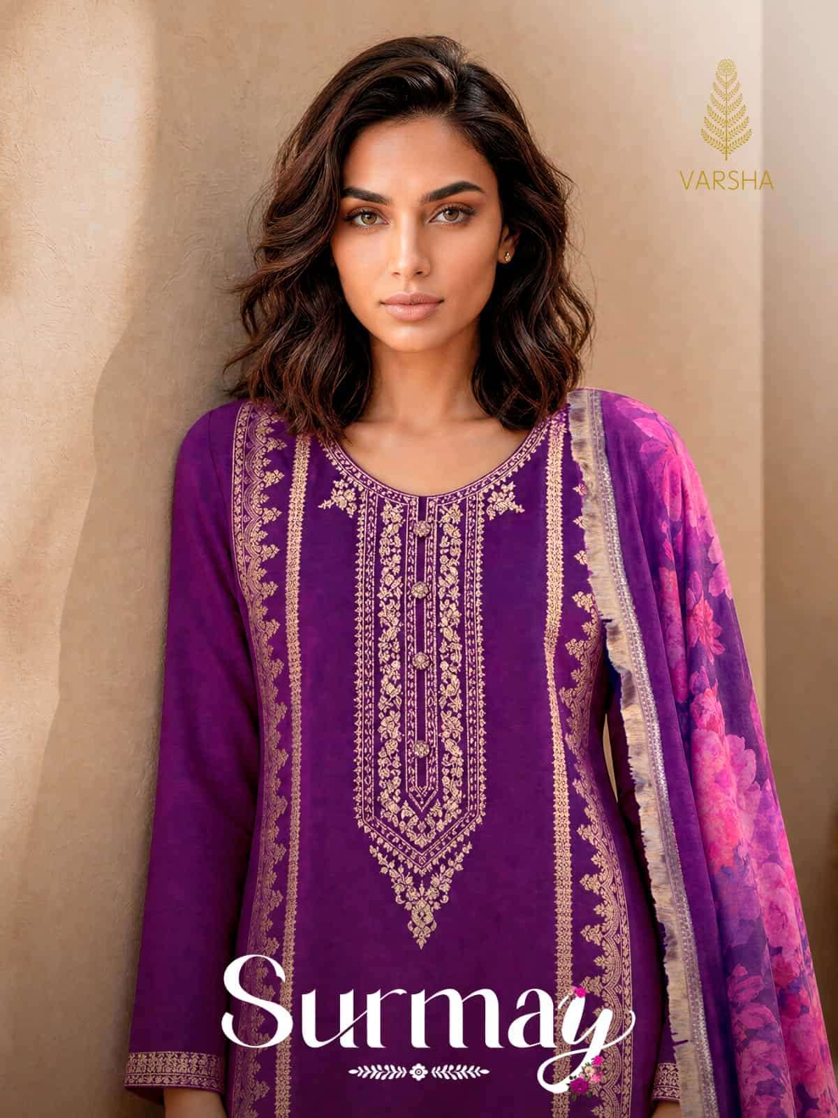 Varsha Surmay - Fancy Silk Suit Collection