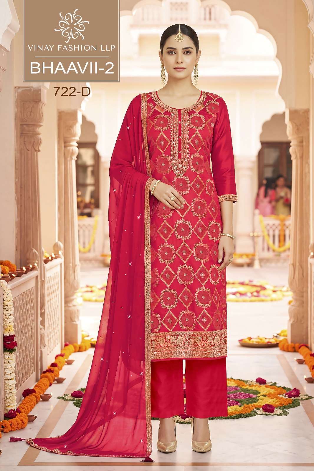 VINAY FASHION BHAAVII VOL  2 PURE RUSSIAN JACQUARD SALWER KAMEEZ BEST RATE 2026