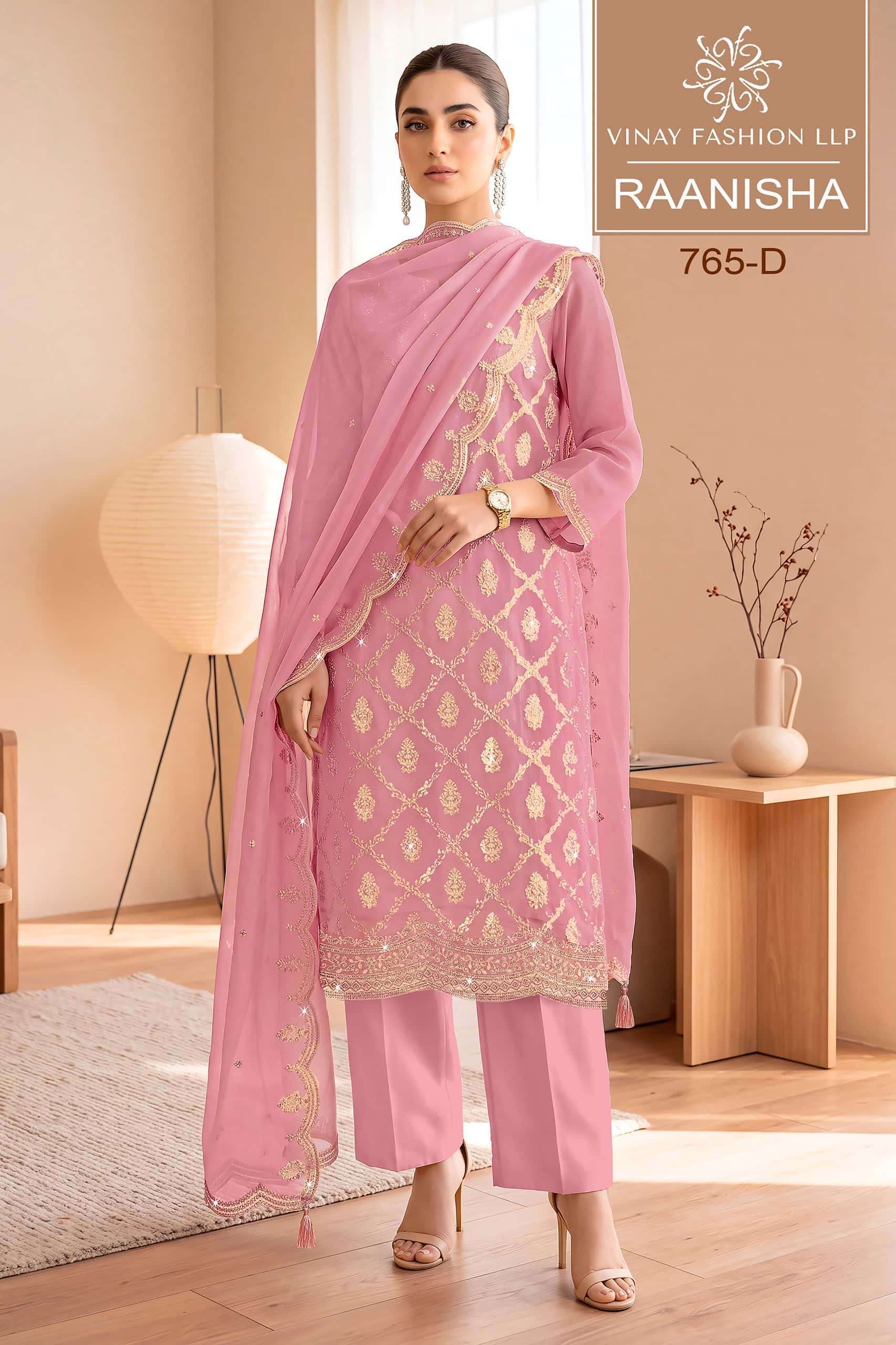 Vinay Fashion Raanisha Maharani Silk Dress Material Wholesale