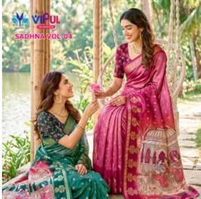 Vipul Saree Sadhna Vol 4 - Organza Designer Saree Collection