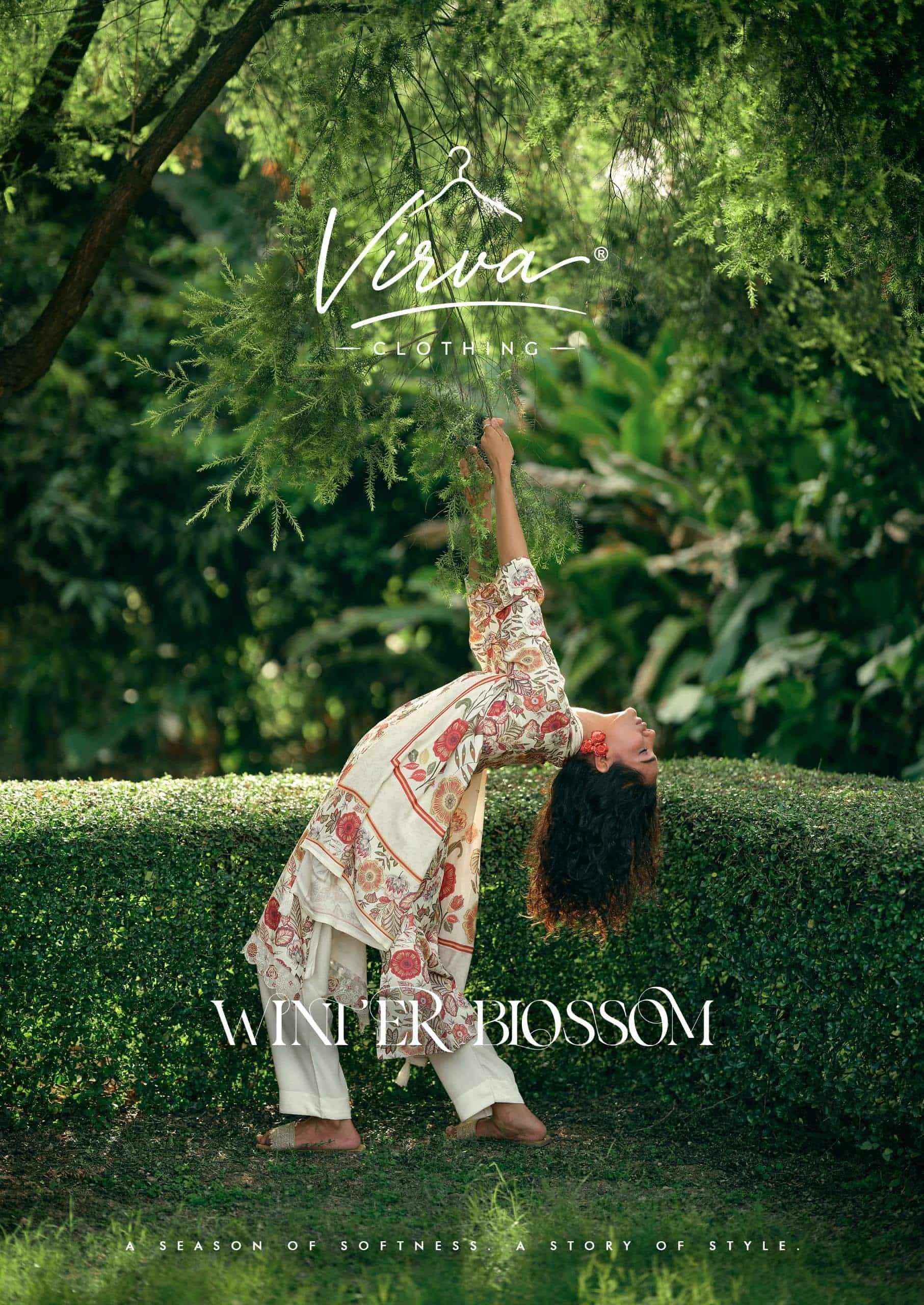 Virva Winter Blossom Exclusive Winter Wear Ladies Suit Wholesale Catalogue
