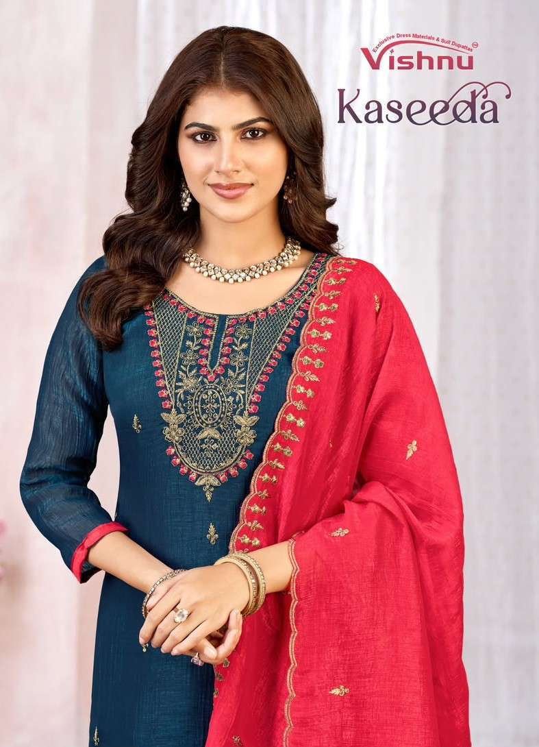 Vishnu Kaseeda - Cruncy Silk Saree Collection