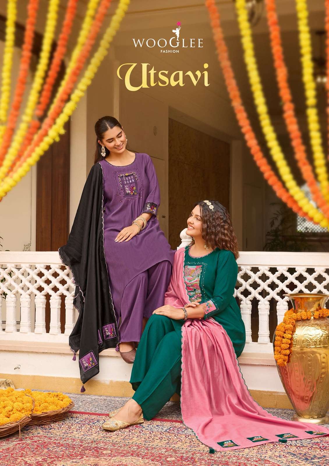 Wooglee Utsavi Viscose Readymade Salwar Wholesale Catalogue