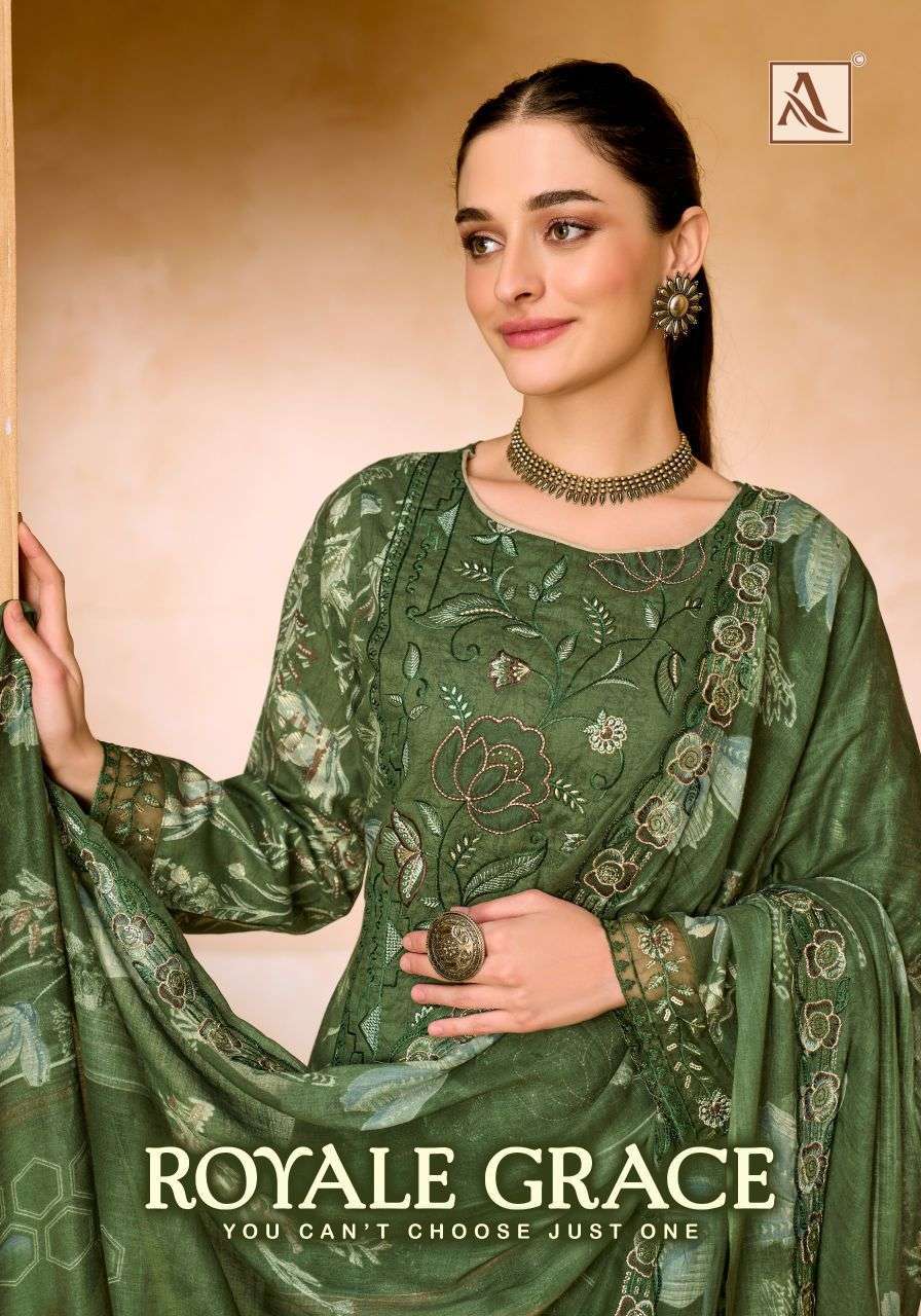 Alok Suit Royale Grace Cambric Cotton Wholesale Catalogue