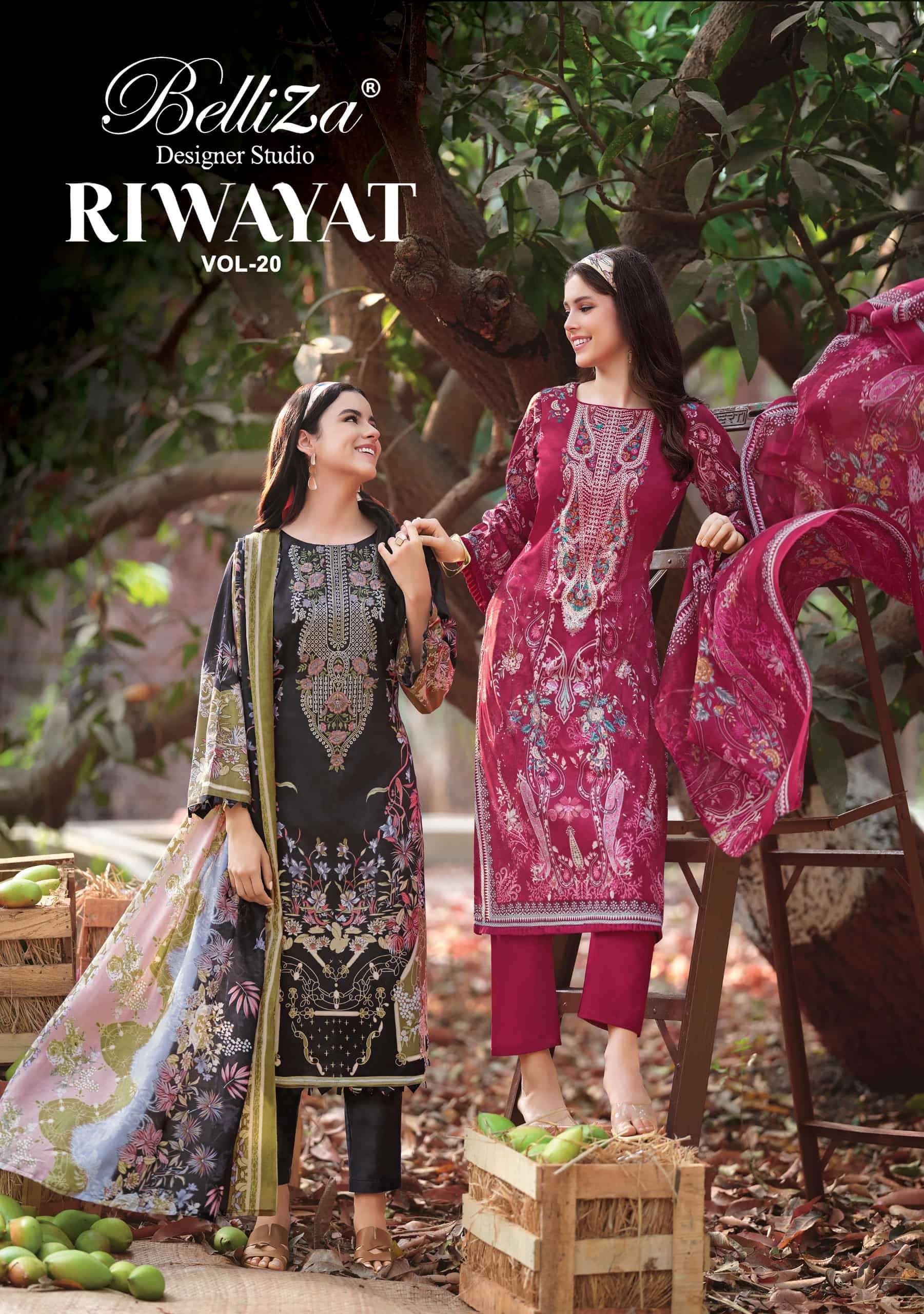 Belliza Riwayat Vol 20 Premium Rayon Wholesale Catalogue