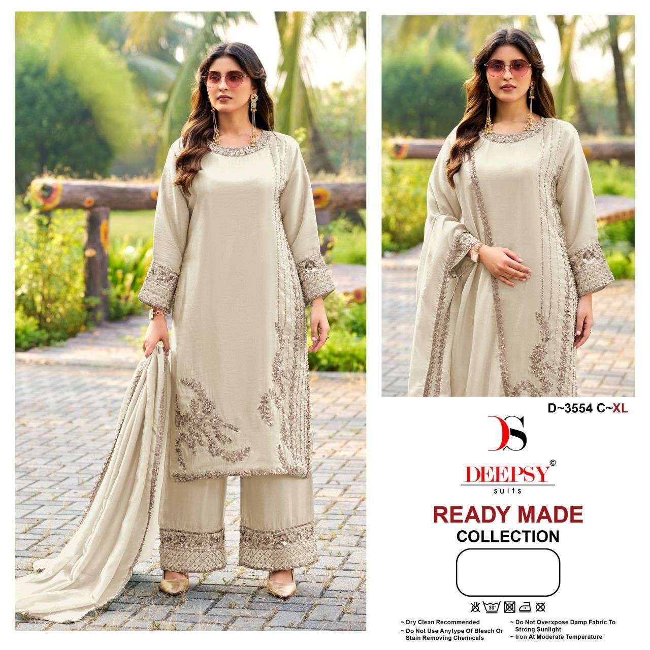 Deepsy Suit 3554 Viscose Tissue Silk Designer Salwar Kameez Wholesale Catalogue
