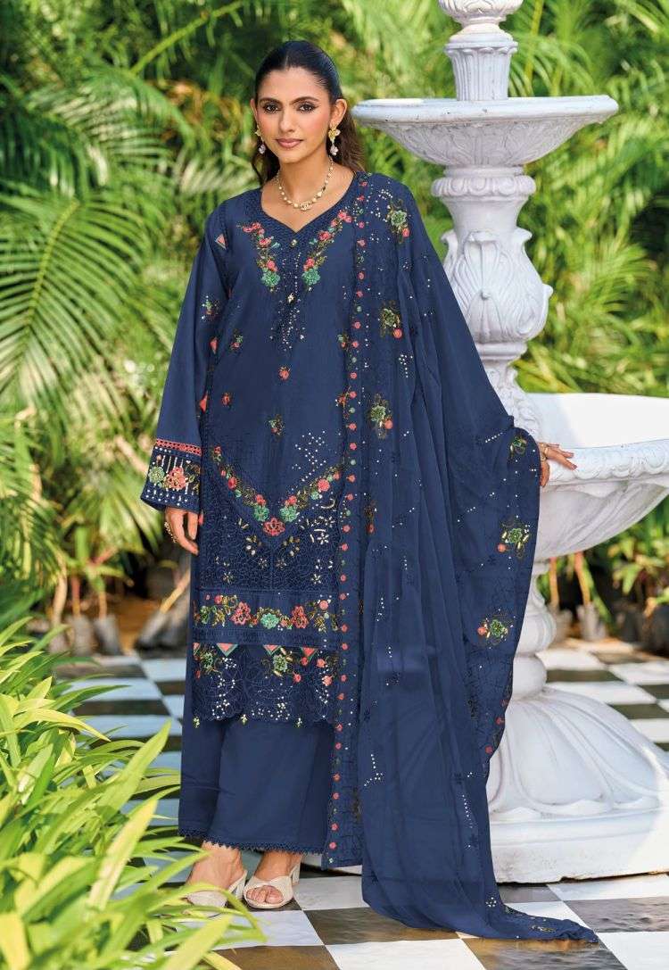 Deepsy Suit Elaf Exclusive Vol-2-2006 Colors Heavy Self Embroidered Pakistani Suit Wholesale Catalogue