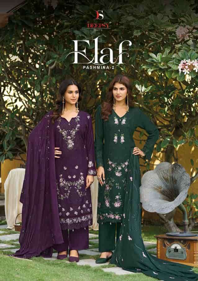 Deepsy Suits Elaf Pashmina Vol 2 Pure Viscose Pashmina Wholesale Salwar Kameez