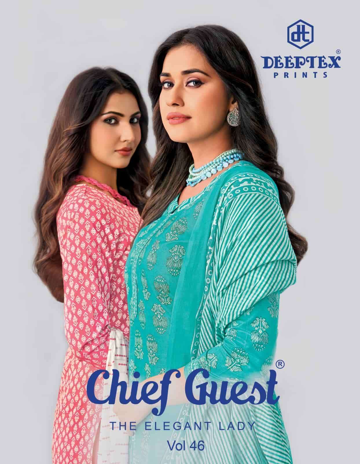 Deeptex chief guest vol 46 premium cotton dress catalog dealers