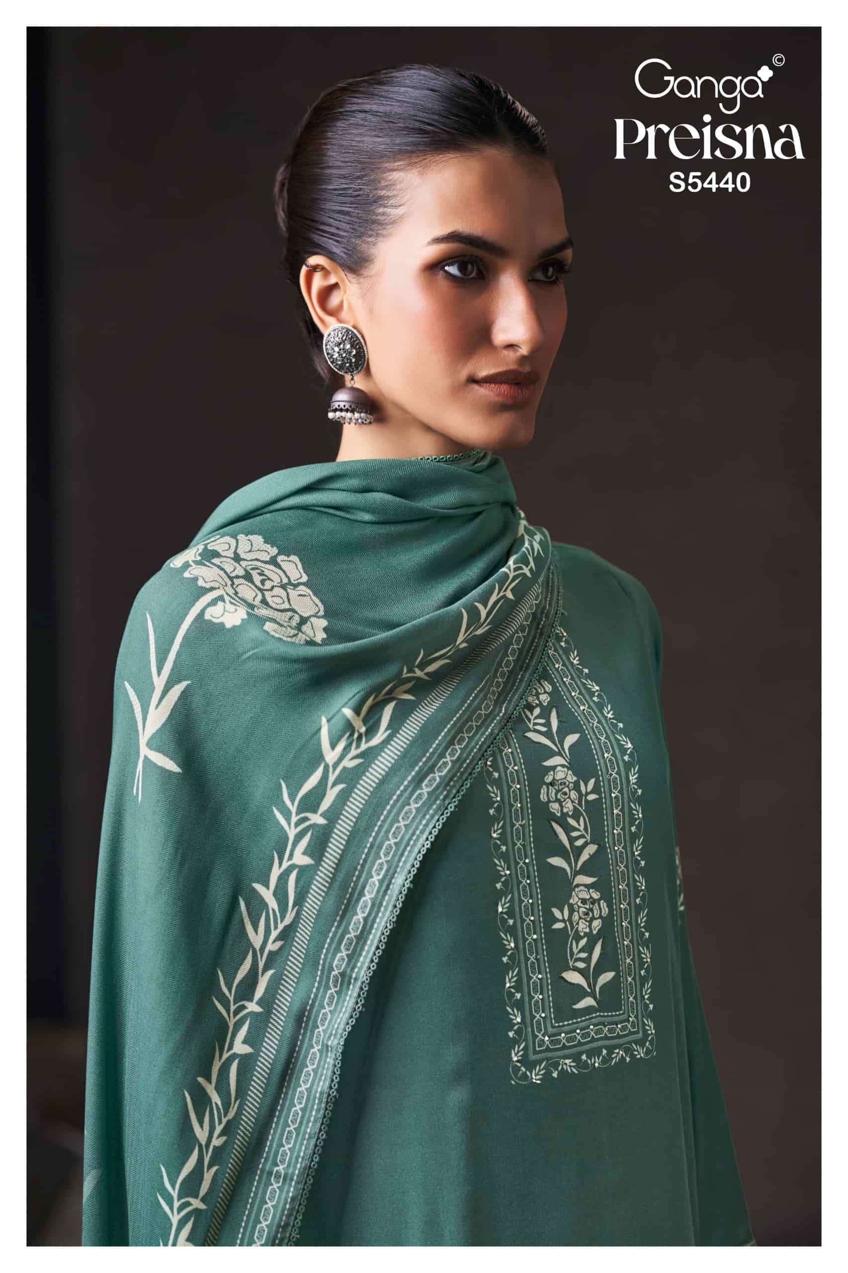 Ganga Fashion Preisna 5440 Exclusive Design Pashmina Suit