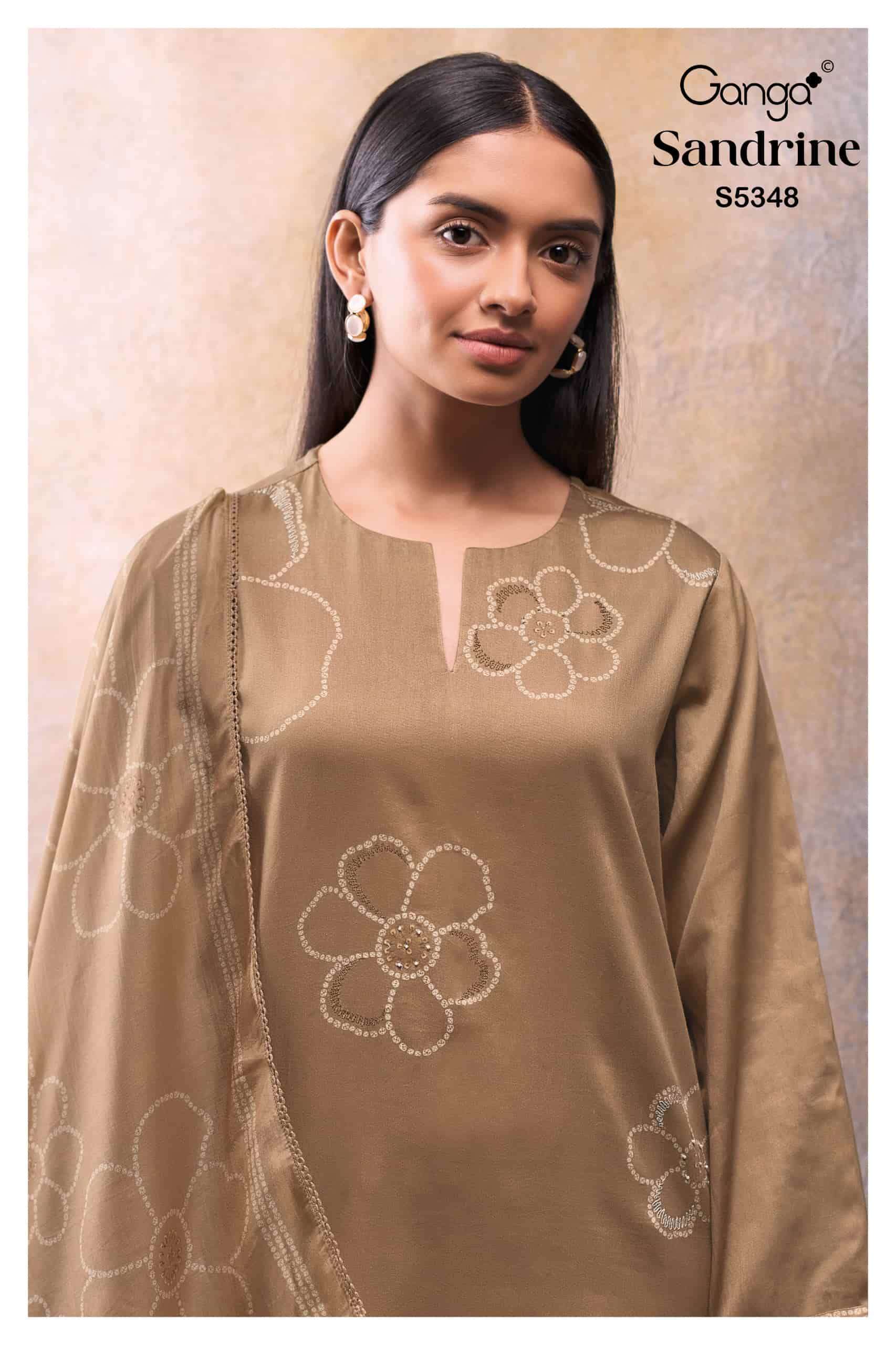 Ganga Fashion Sandrine 5348 Winter Wear Ladies Salwar Suit wholesaler