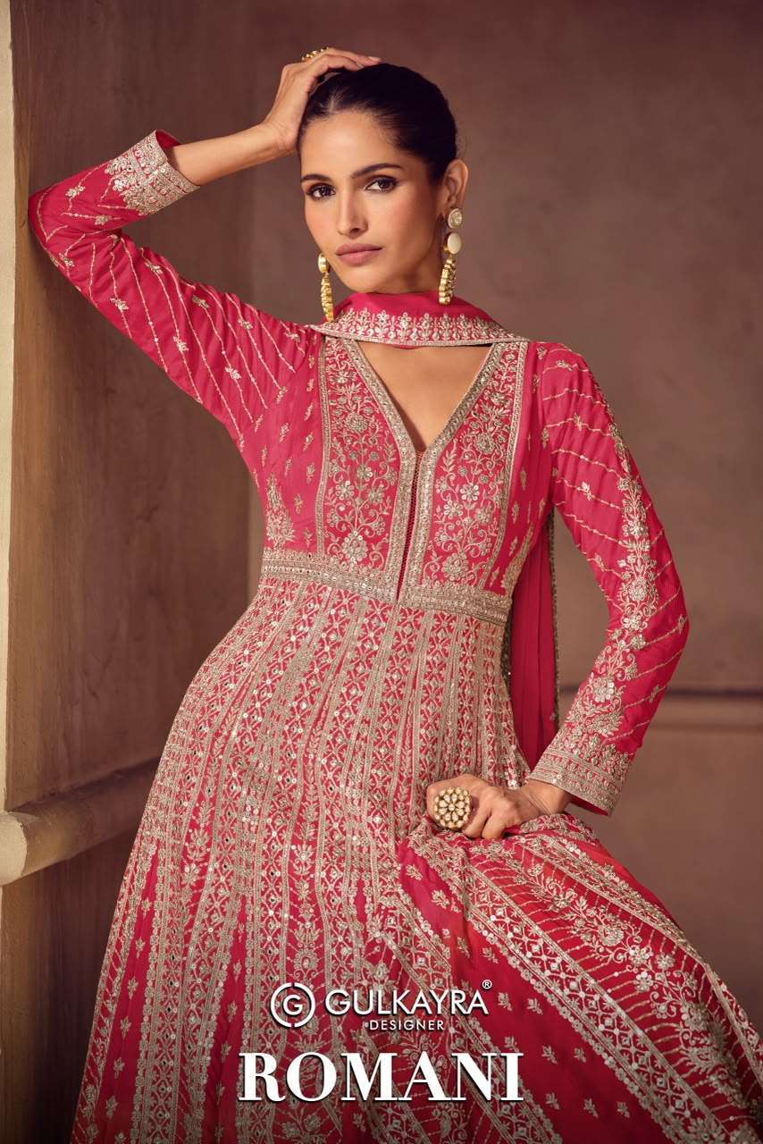 Gulkayra Designer Romani Chinon Wedding Wear Gown Wholesale Catalogue