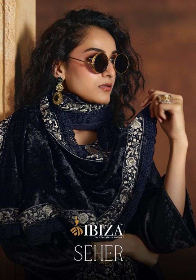 Ibiza Lifestyle Seher Viscose Velvet Embroidered Catalogue