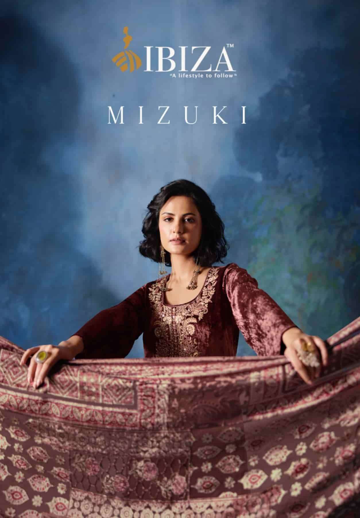 Ibiza Mizuki Exclusive Designs Velvet Suit Catalog Best Rate