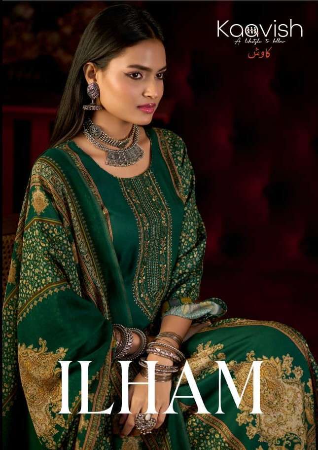 Kaavish Ilham Pashmina With Fancy Embroidered Wholesale Catalogue
