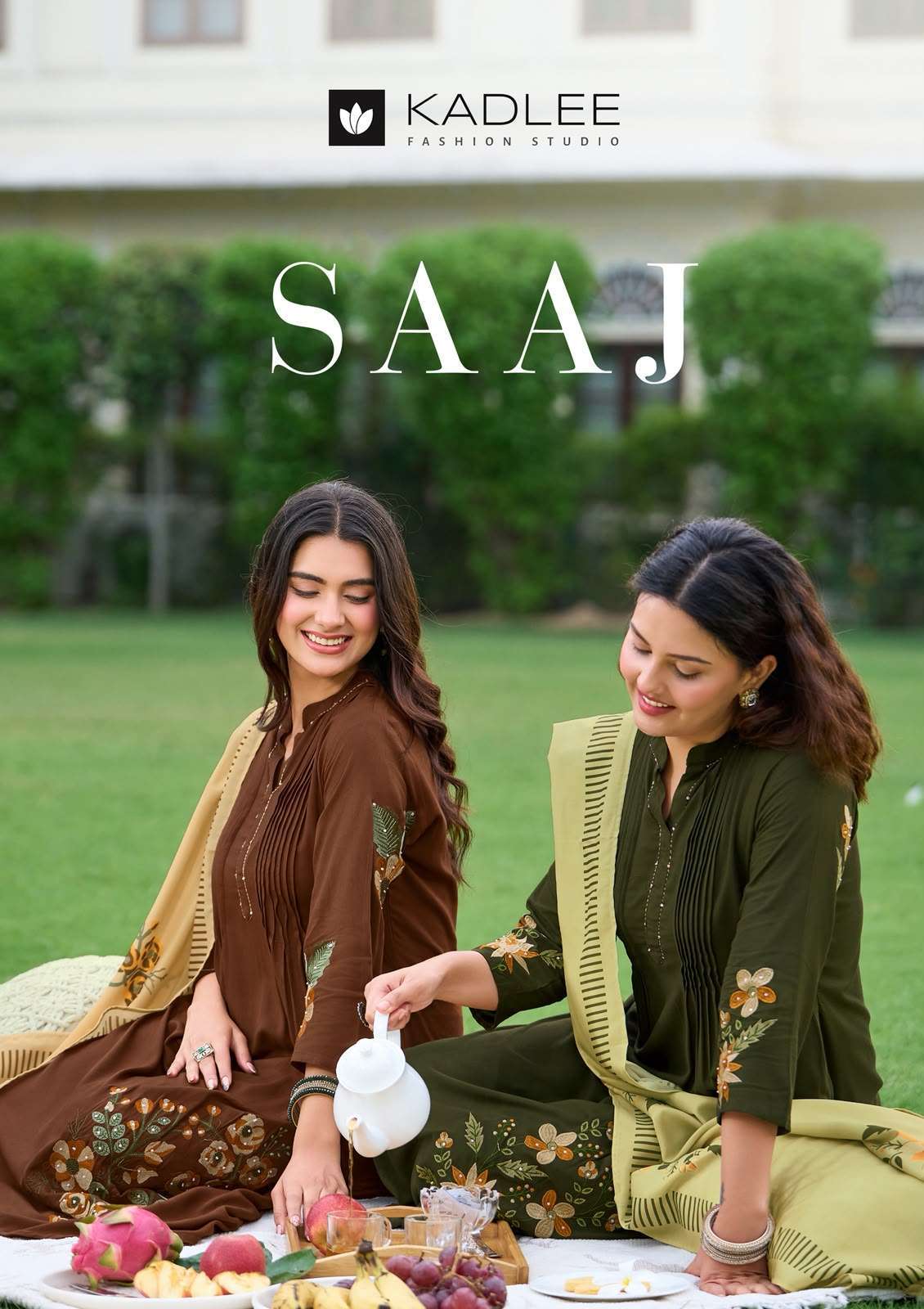 Kadlee Saaj Premium Designs Kurti Bottom Dupatta Set Catalogue