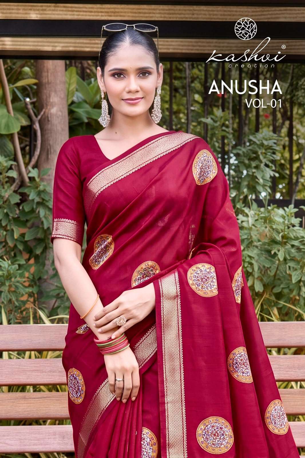 Kashvi Creation Anusha Vol-1 Viscose Satin Fancy Saree Wholesale Price Exporters