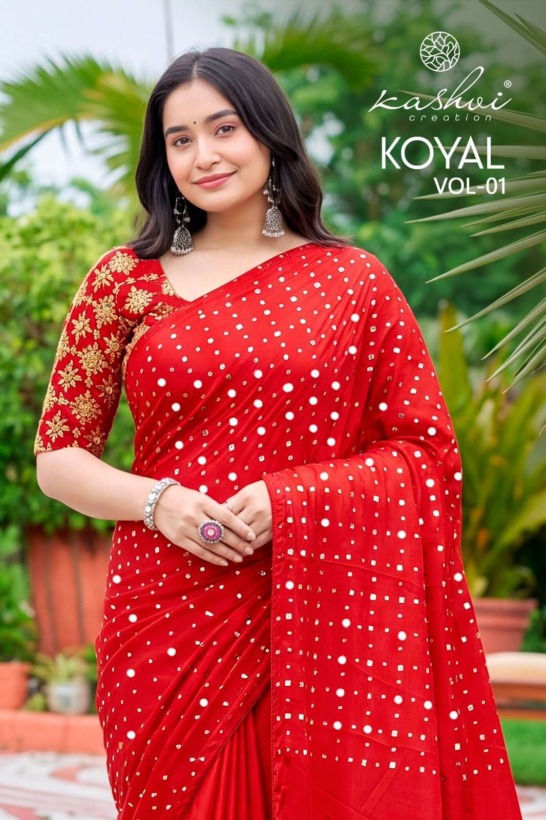Kashvi Creation Koyal Vol-1 Satin With Fancy Work Designer Saree