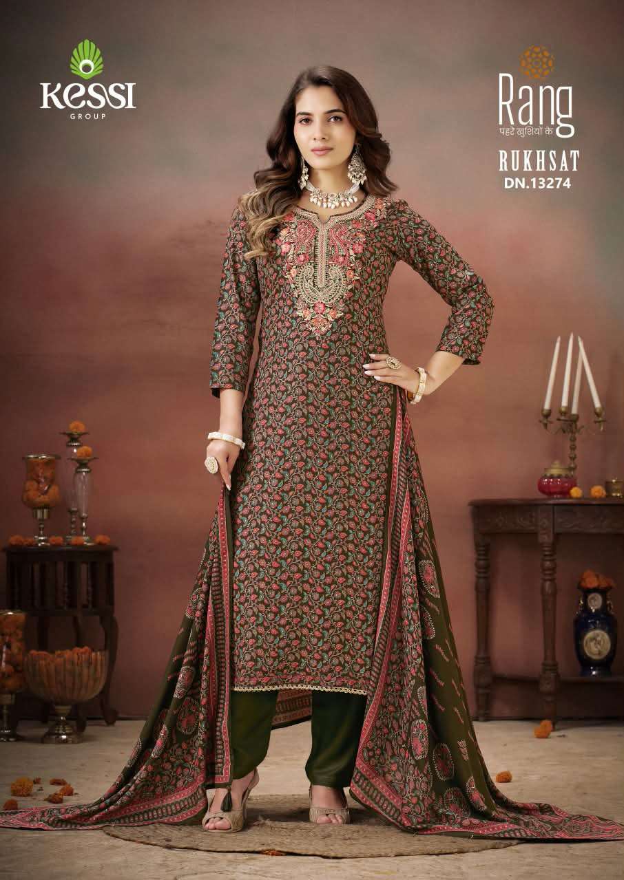 Kessi Rukhsat Premium Wear Pashmina Dress Wholesaler