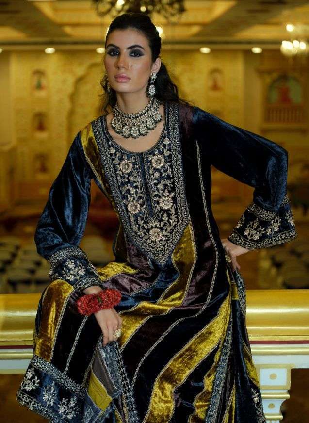 Kuch Khaas Vol-14 Velvet Winter Wear Salwar Kameez Wholesale Price Exporters
